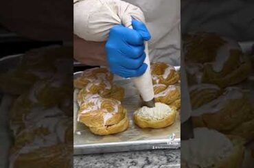 St. Joseph’s Zeppole from Brooklyn #baking #bakery #brooklyn #italianfood #stjoseph