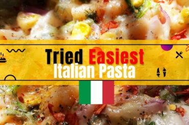 I Tried Easiest Italian Pasta So *Tasty* | Macaroni Recipe | Cheesy Pasta | Red Sauce Cheese Pasta