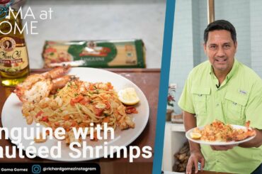 Goma At Home: Linguine With Sauteed Shrimps
