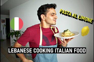 SPEAKING ARABIC WHILE COOKING ITALIAN FOOD