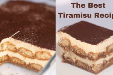 Tiramisu Recipe - How to make tiramisu without raw egg | Italian dessert Ideas | BakeAlish