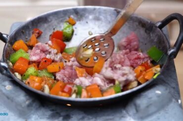 Amazing Miniature Salmon Spaghetti / ASMR Miniature Cooking / Making Easy Italian Spaghetti Recipe