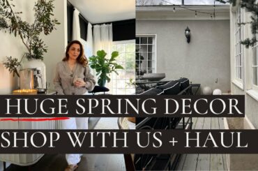 SPRING DECOR 2022 SHOP WITH US + HUGE Haul | INTERIOR DESIGN | HOUSE OF VALENTINA