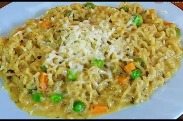 Italian Chesse Maggi Recipe | Amul Cream Maggi Recipe | butter Maggie with vegetable tasty