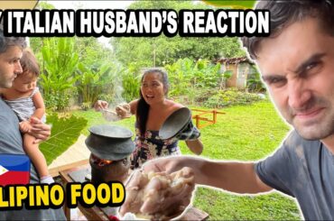MY FILIPINA WIFE COOKED "NILAGANG PATA"! ITALIAN HUSBAND'S REACTION
