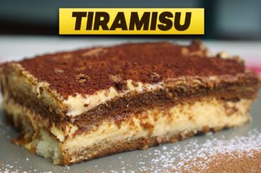 How to Make TIRAMISU Like an Italian who Grew Up Eating Mamma Tiramisu every Week