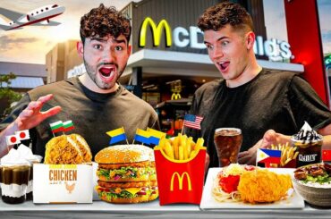 Tasting McDonald's From Around The World (ft. Dental Digest)