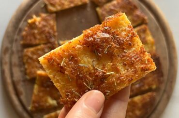 Farinata, typical plate from Liguria (italian food)