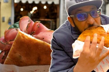 Street Food in Italy - MILAN'S #1 PANINI at All'antico Vinaio Most Legendary Street Eat