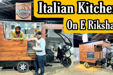 Italian Food Cart on E Rikshaw | New Food Cart Makers in Delhi | Vcrea8