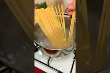 Cheesey Pasta Cooking with bello