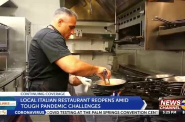 Local Italian restaurant reopening amid tough pandemic challenges