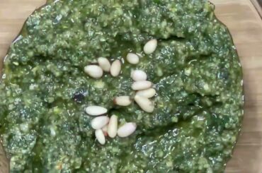 Pestosauce, #food #cooking, #italianfood, #pesto