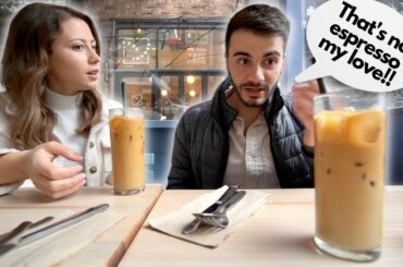 ITALIAN HUSBAND EATS WHAT AMERICAN WIFE EATS FOR 24 HOURS!