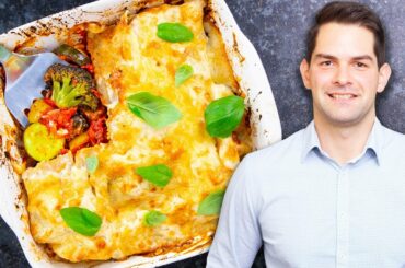 Healthy Vegetarian Lasagna Recipe - Easy to make at home #Ad