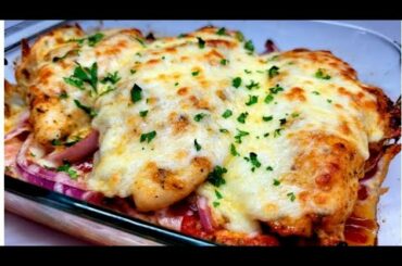 juiciest oven baked chicken breast | recipe marinated with Italian dressing