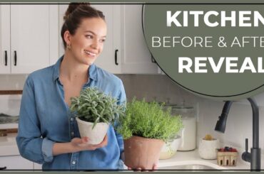 Kitchen Reveal || Kitchen Decorating Ideas || Affordable Kitchen Decor || Simple Kitchen Decor Idea