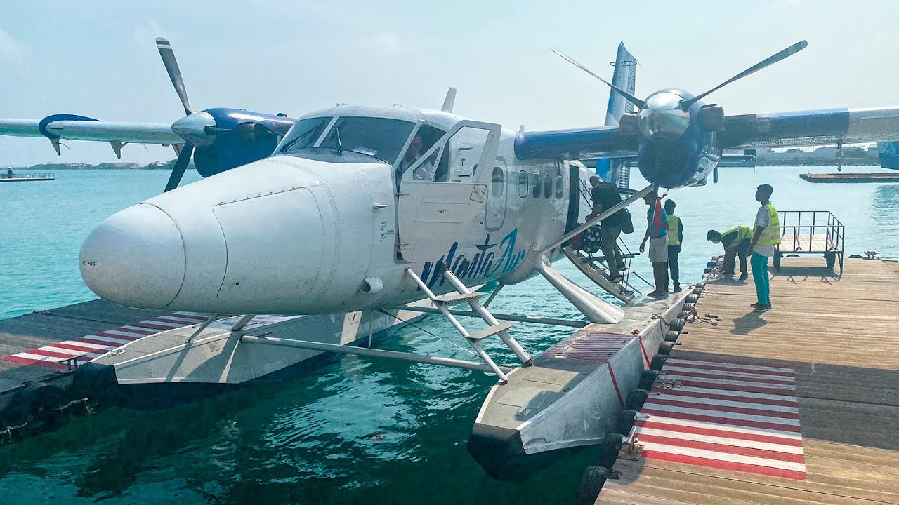 Flying a private seaplane in the Maldives Flying a private seaplane in the Maldives