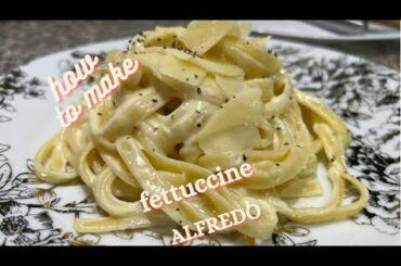 How to make Fettuccine Alfredo #pasta #fettuccinealfredo #italianfood