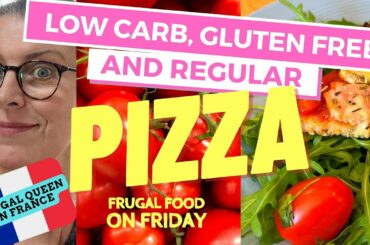 Low Carb, Gluten Free & Regular Pizza - A Simple Delicious Frugal recipe #frugal #Keto #glutenfree