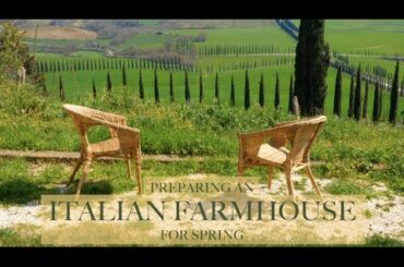 RENOVATING A RUIN: Farmhouse Living Room, Kitchen Plans, Spring in Tuscany & Orange Cake (Ep 18)