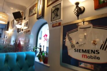 Food in Puccini's Italian restaurant Swinton Salford England UK