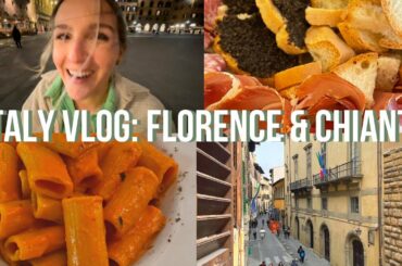 ITALY VLOG 1: Exploring Florence & Chianti wine tasting!