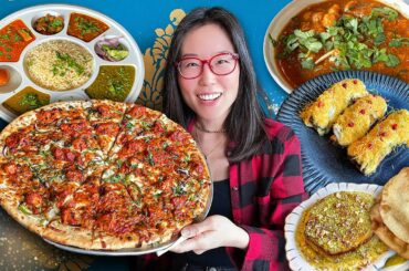 INDIAN PIZZA, Butter Chicken, Thali, Pancakes & More! INDIAN FOOD TOUR in Greater Seattle (Part 3)