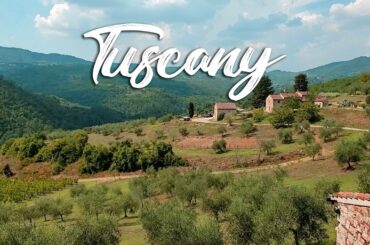 Visiting a Tuscan Wine Castle in Italy