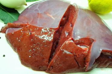 Beef liver recipes, beef liver with onions and lemon