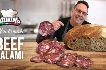 Making Authentic Italian Beef Salami traditionally at home in your own fridge!