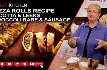 Pizza Rolls Recipe with Two Delicious Fillings - Lidia’s Kitchen Series
