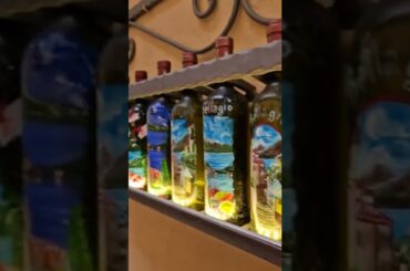 #italy #bottles of #wine #painted