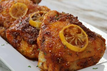 Honey Garlic Lemon Pepper Chicken Thighs Recipe