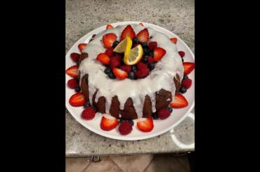 Summer Berry Limoncello Ricotta Ciambella! Authentic Italian recipe