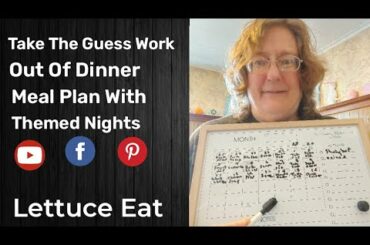 Easy Meal Planning With Themed Night's #mealplan #dinner #eating