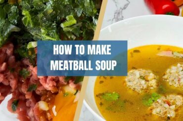 Meatballs Soup Recipe #meatballs #soup #shorts