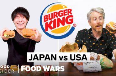 US vs Japan Burger King | Food Wars