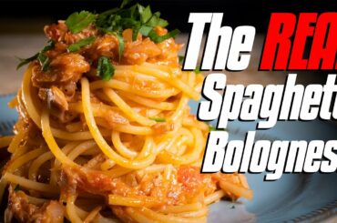 How to Make SPAGHETTI ALLA BOLOGNESE | The REAL Italian Recipe