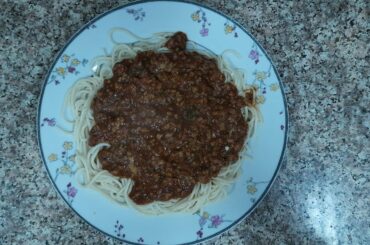 spaghetti bolognes pasta Italian recipe ! all cook recipe