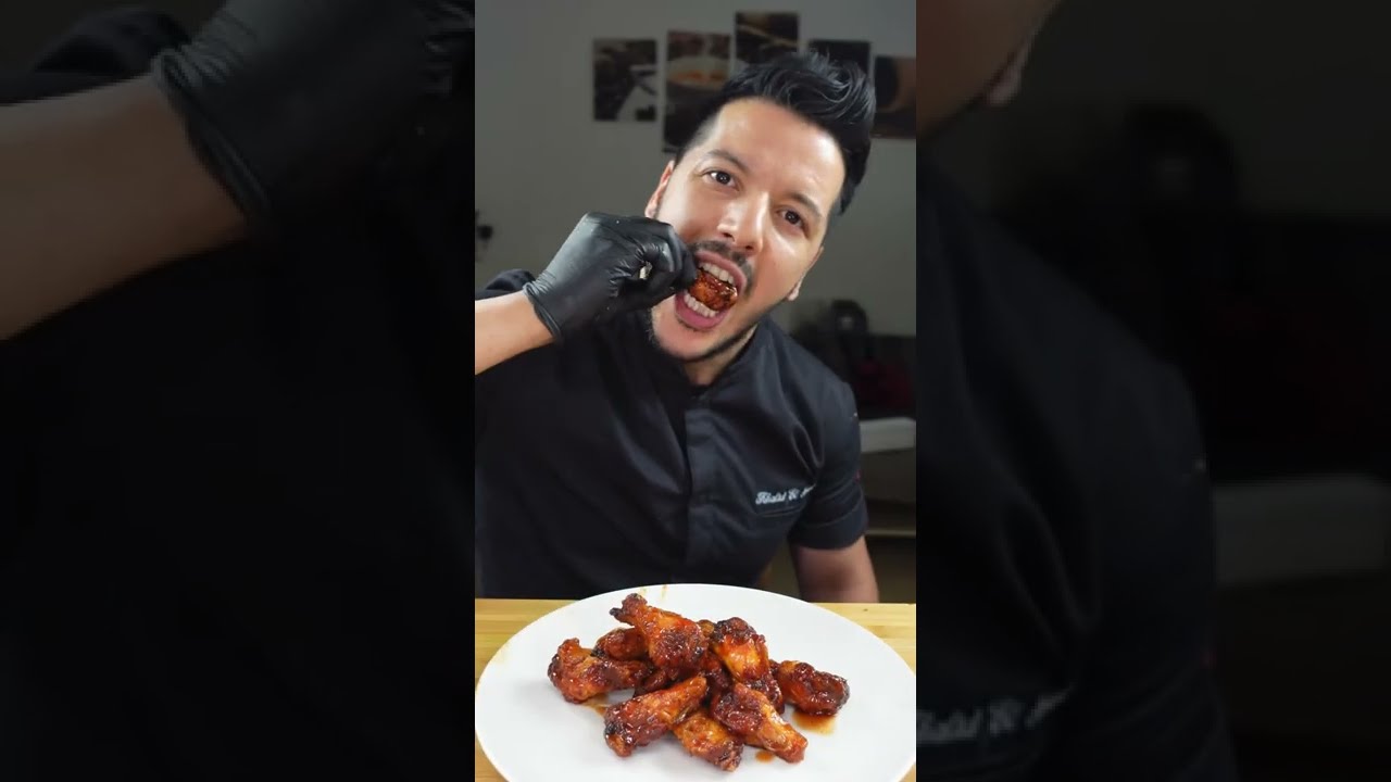 SWEET AND SOUR CHICKEN WINGS #shorts #asmr SWEET AND SOUR CHICKEN WINGS #shorts #asmr