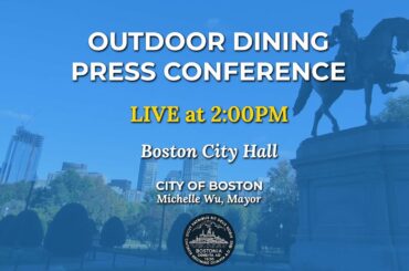Outdoor Dining Press Conference - 3/29/22