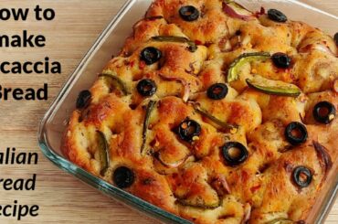 Focaccia Bread || How to make Focaccia Bread || Italian Bread || Focaccia Bread Recipe in Hindi