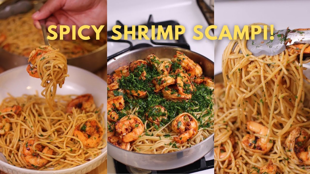 Easy 15 minute Spicy Shrimp Scampi! Easy 15 minute Spicy Shrimp Scampi!
