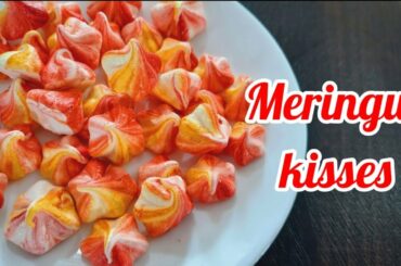 Meringue Kisses | How to make | Italian Meringue Kisses Recipe | Meringue Cookies