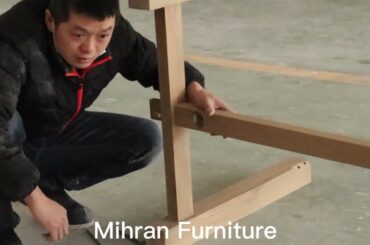 Solid Wood 8 Seater Dining Table Installation with simple tools--Mihran Furniture