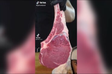 Tomahawy bone in ribeye shteak @GialloZafferano Italian Recipes