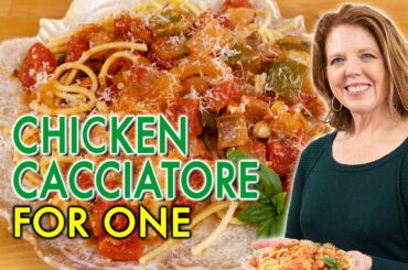 Easy Chicken Cacciatore For One - Italian Comfort Food