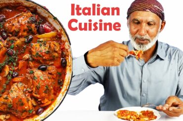 Tribal People Try Italian Chicken Cacciatore For The First Time