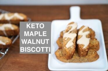 KETO MAPLE WALNUT BISCOTTI! Italian Crisp Biscotti, Nutty Crunch, Classic Recipe